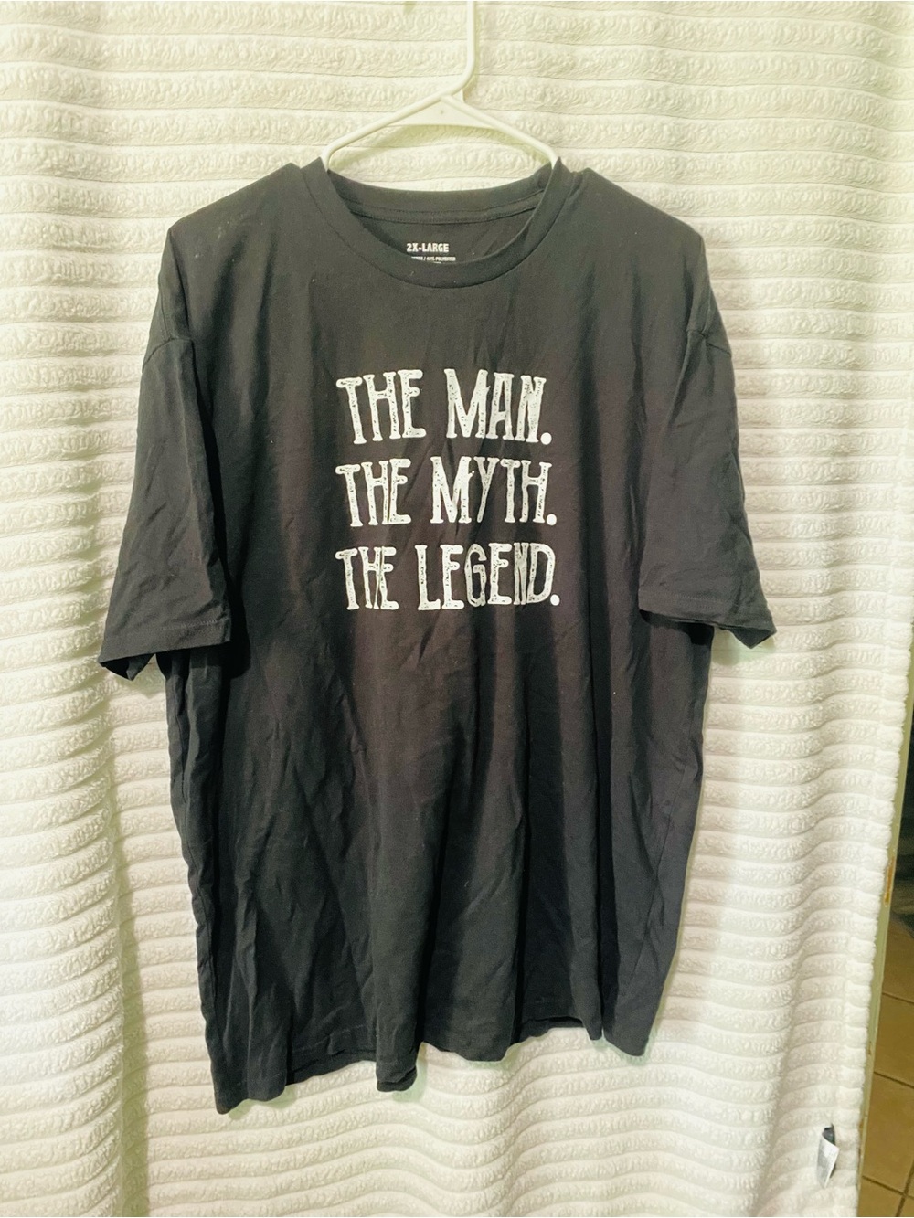 Black Graphic T-Shirt - The Man. The Myth. The Legend.